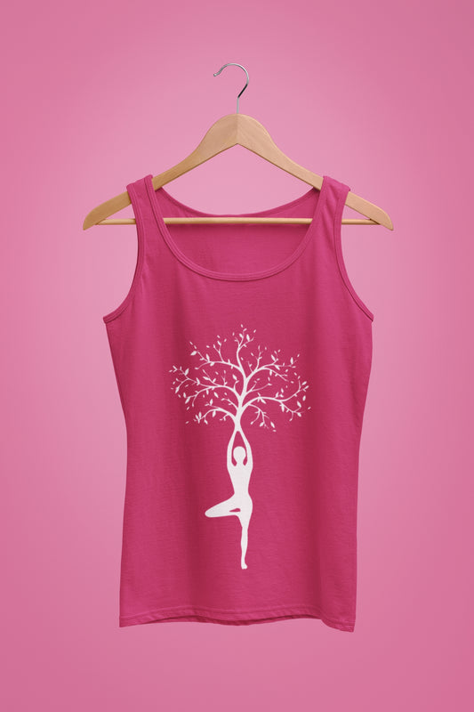 Women's Tank Top : Yoga Tree