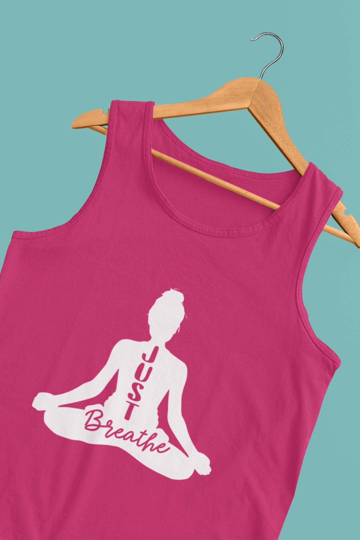 Women's Tank Top : Just Breathe