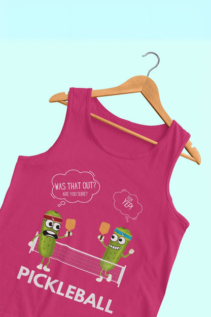 Women's Tank Top: Pickleball