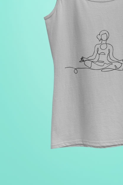 Women's Tank Top : Meditate