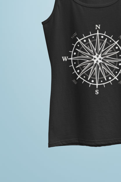 Women's Tank Top: Compass