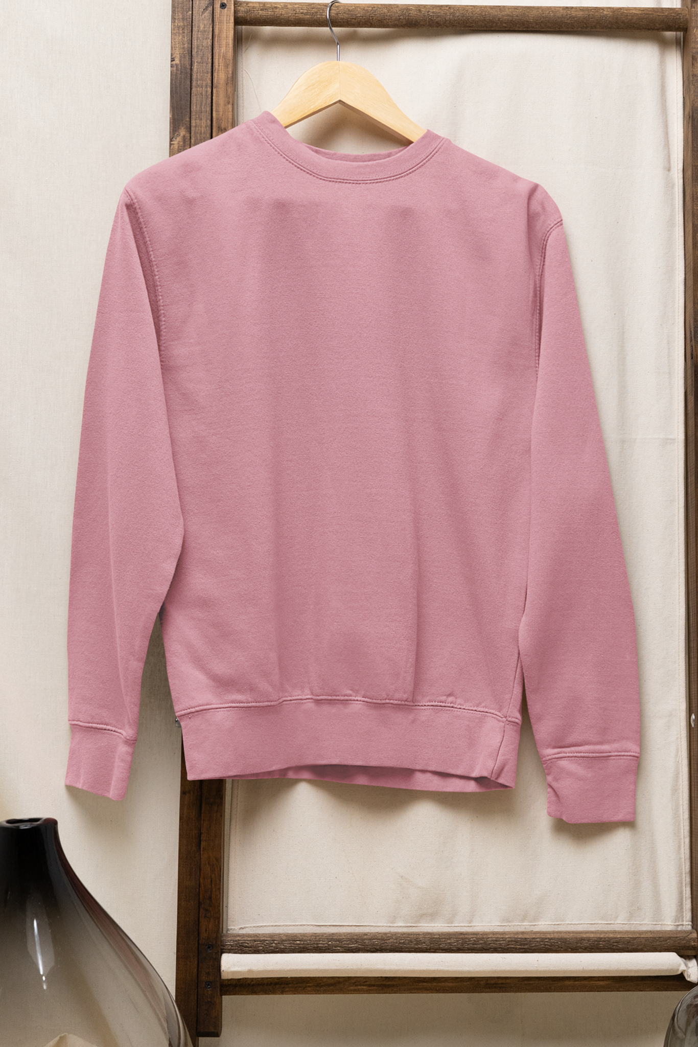 Unisex Oversized Sweatshirt: Blush