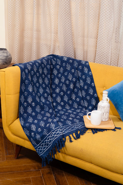 Regal Cotton Throw - Block Printed