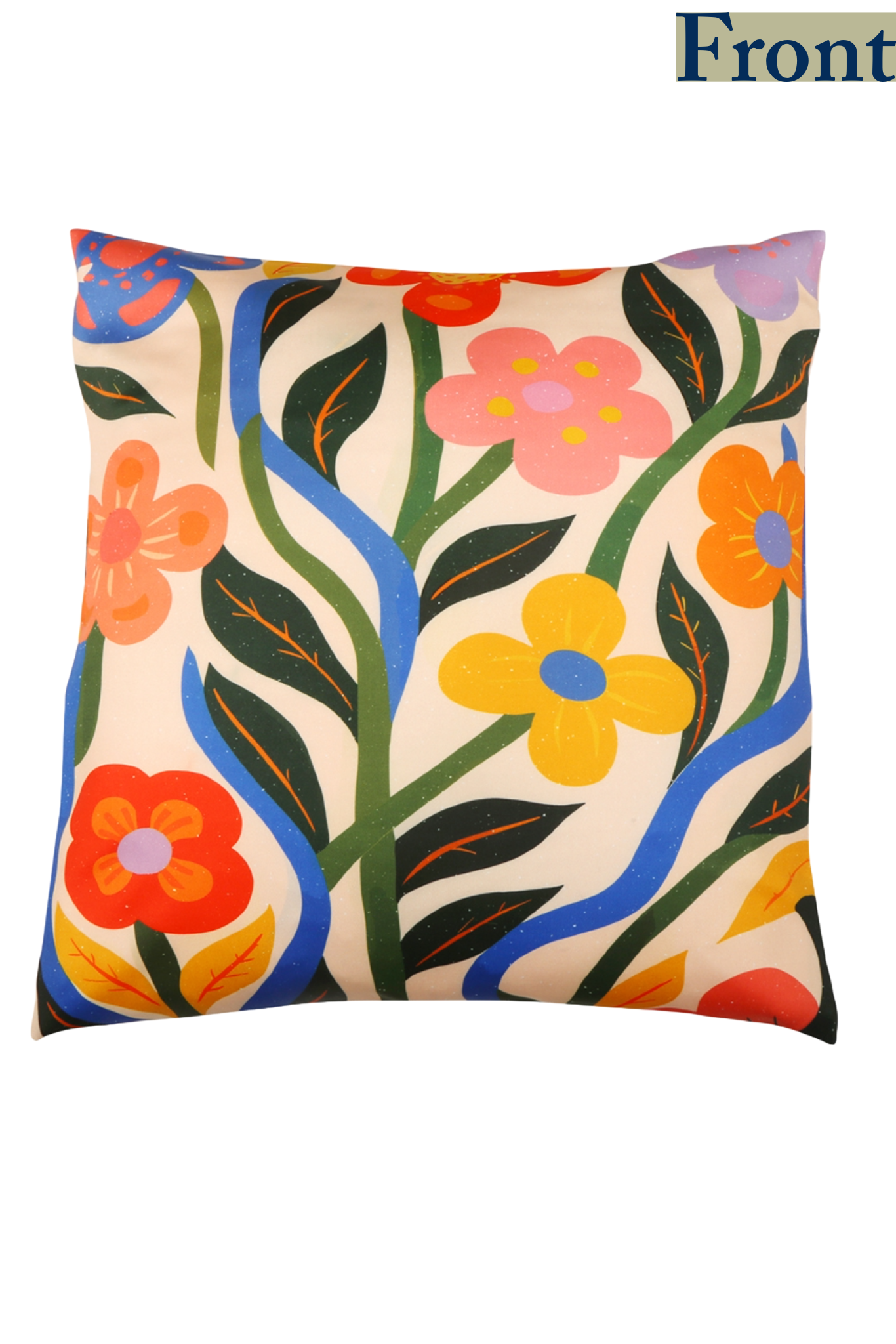 Blooming Floral Cushion Cover - Printed - Ayuda Homes