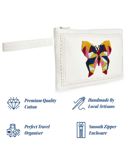 Artistic Butterfly Pouch - Ayuda Homes