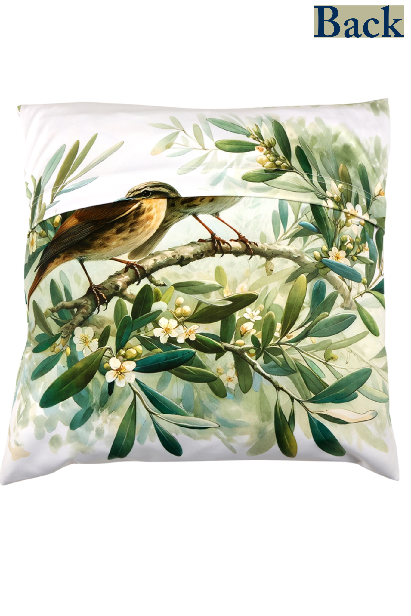 Perched Sparrows Cushion Cover - Printed - Ayuda Homes