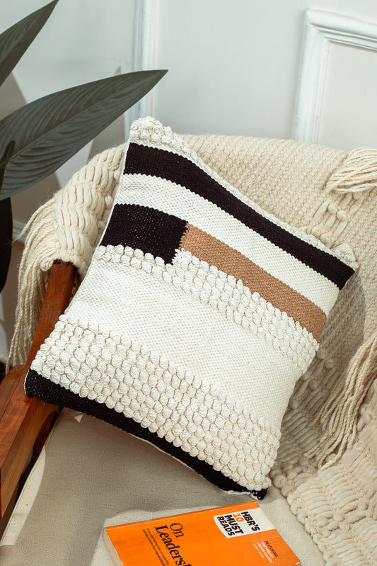 Cozy Threads Handloom Cushion Cover (Set of 2)