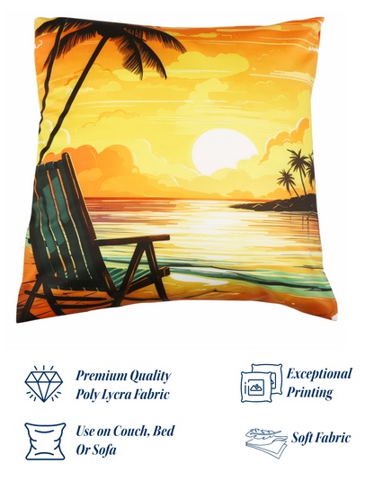 Seaside Sanctuary Cushion Cover - Printed - Ayuda Homes