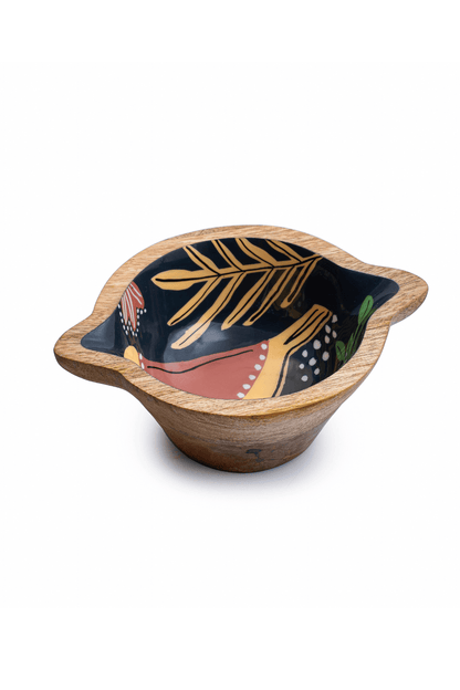 Sparrow Symphony Wooden Bowl (Small)