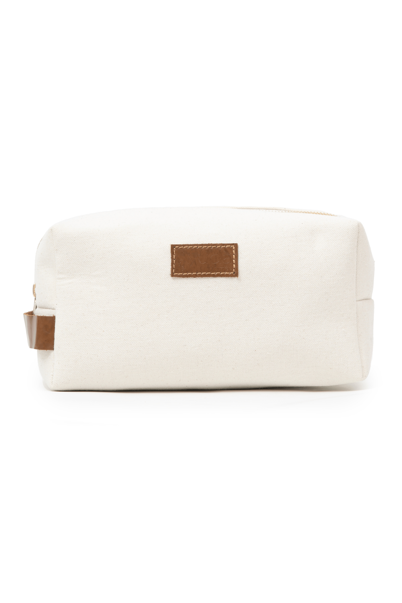 Canvas Box Organizer Pouch - White