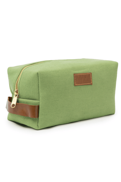 Canvas Box Organizer Pouch - Green