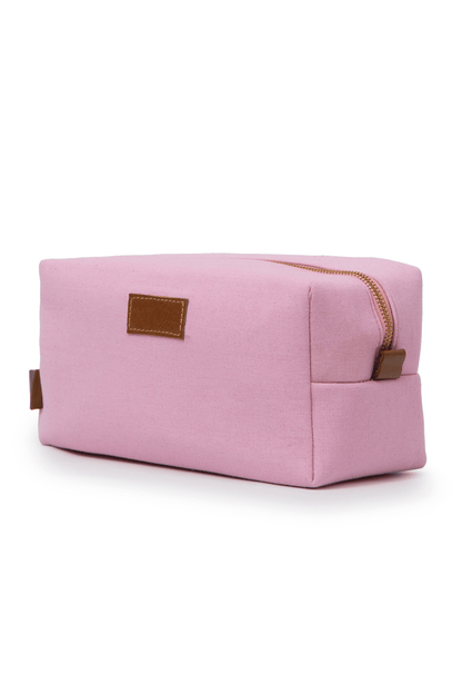 Canvas Box Organizer Pouch - Pink