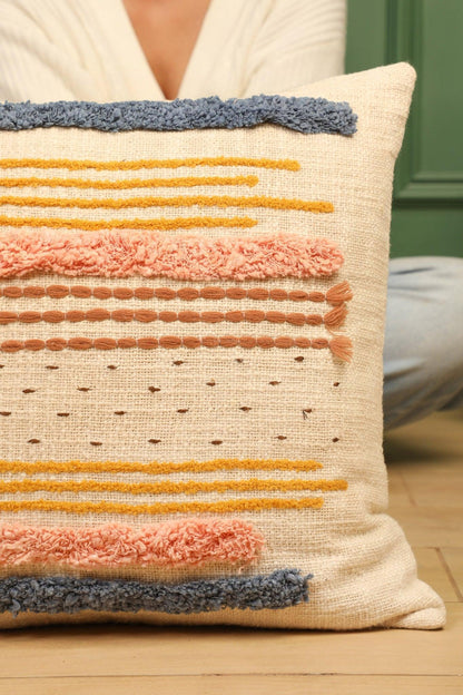 Candy Stripped Cushion Cover - Handmade - Ayuda Homes