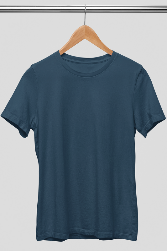 Men's Round Neck: Cobalt T-Shirt - Ayuda Homes