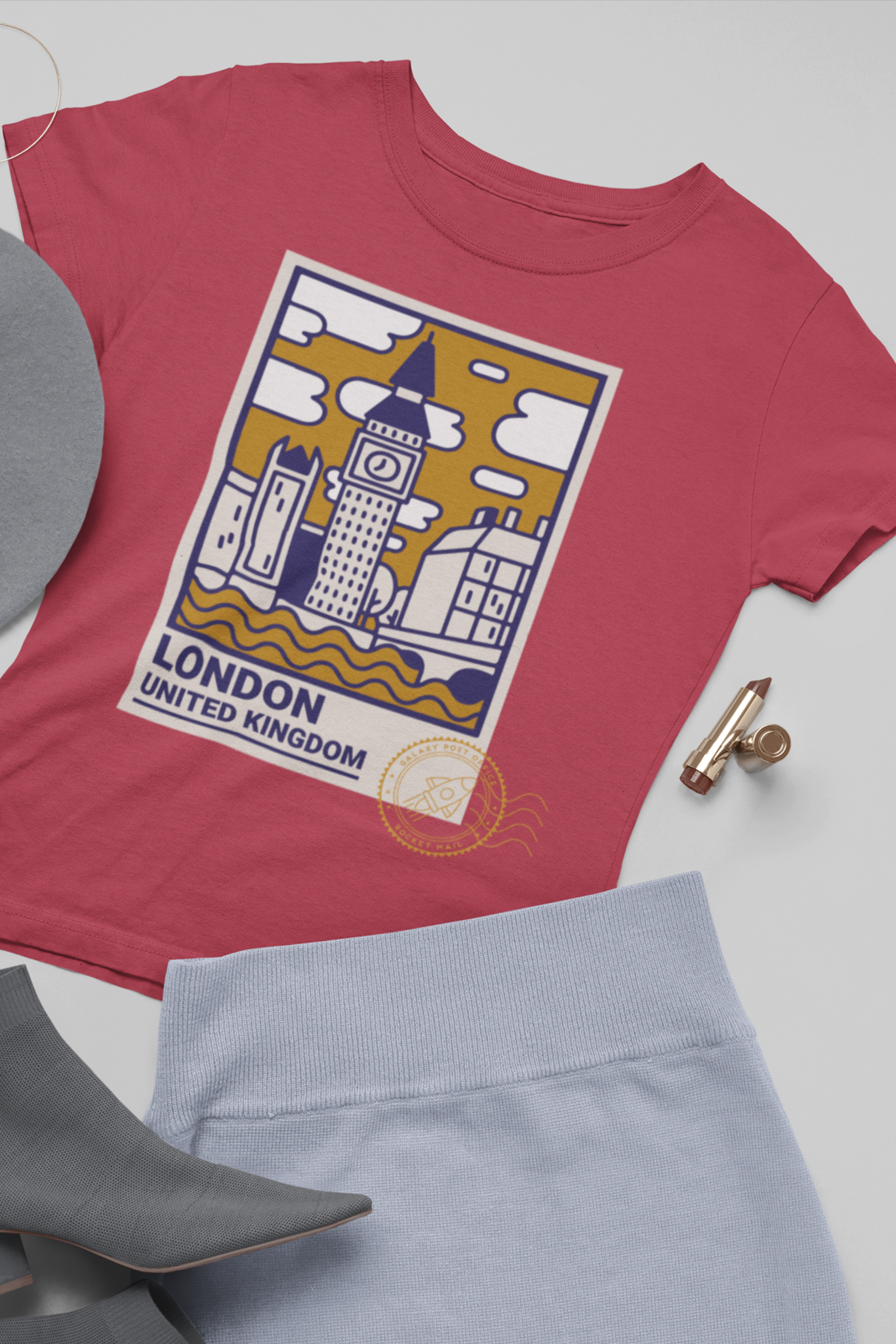 Women's Round Neck T-Shirt: London - Ayuda Homes