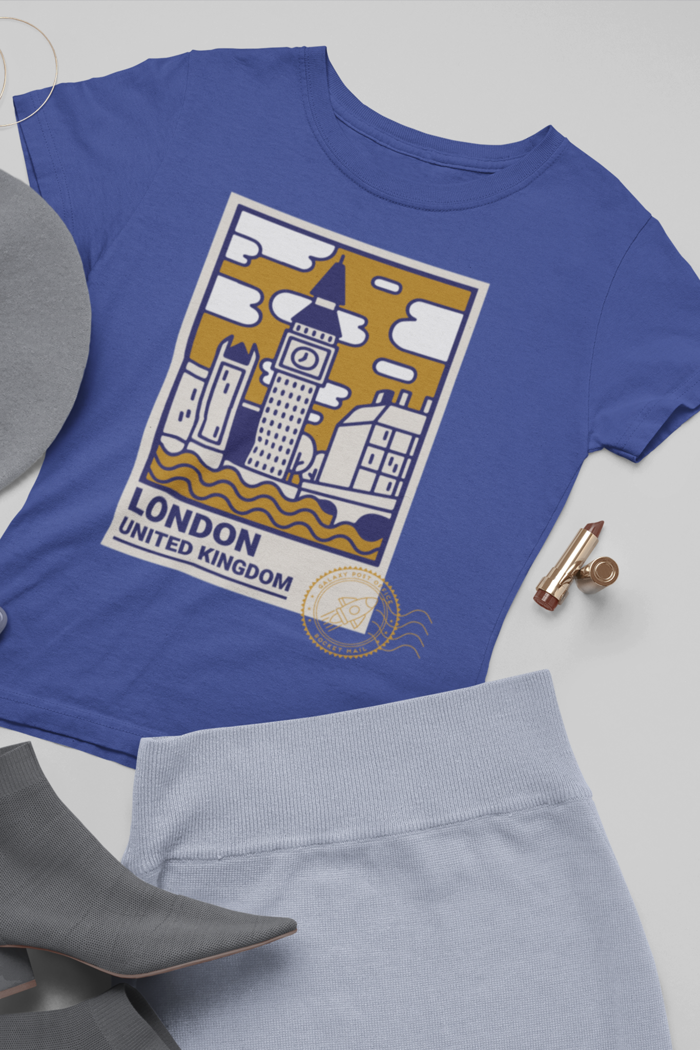 Women's Round Neck T-Shirt: London - Ayuda Homes