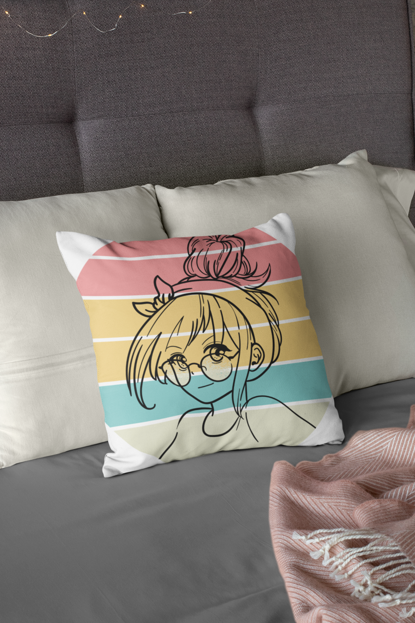 Anime Cushion Cover - Printed - Ayuda Homes